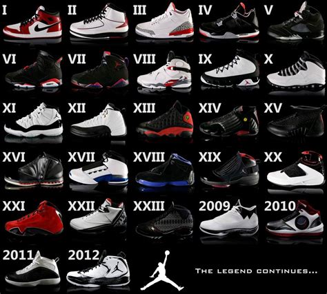 name all jordans